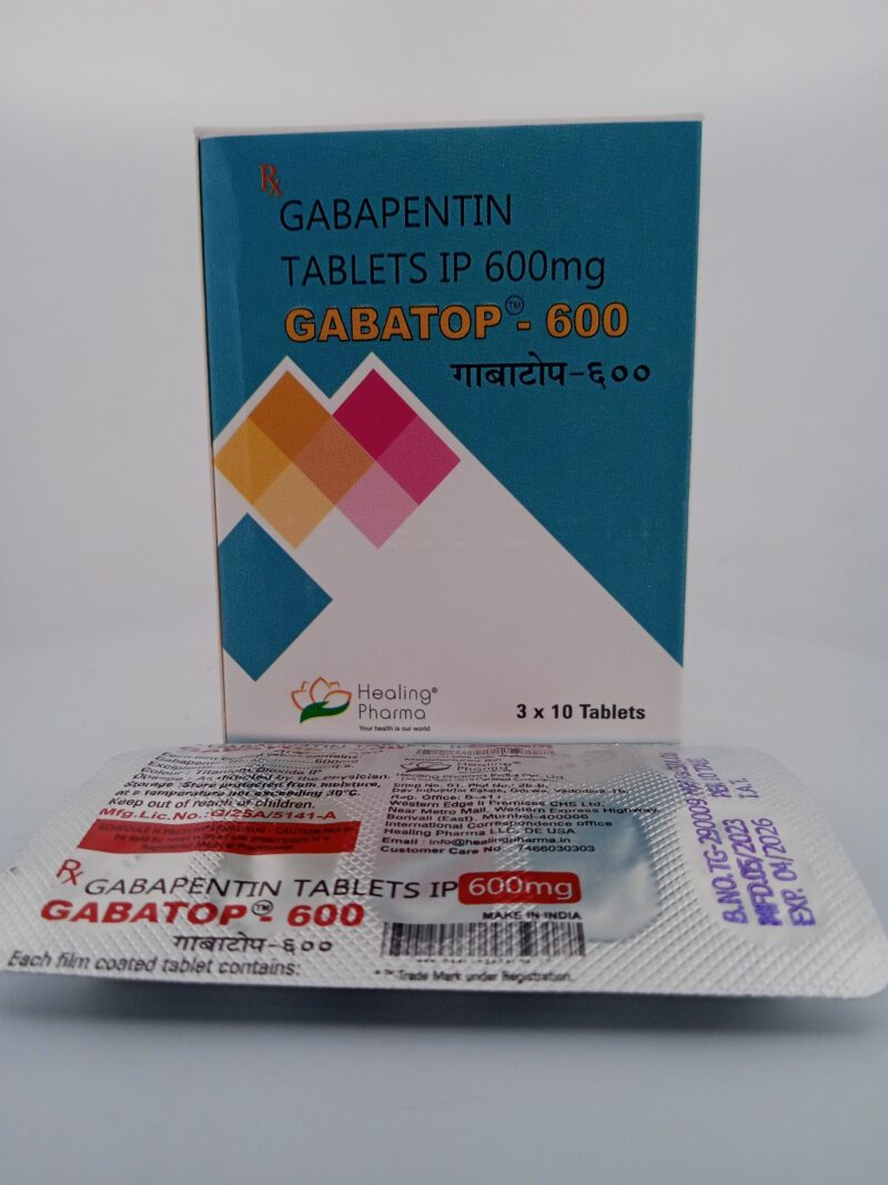 GABATOP 600 MG - 10 TABLETS - Image 3