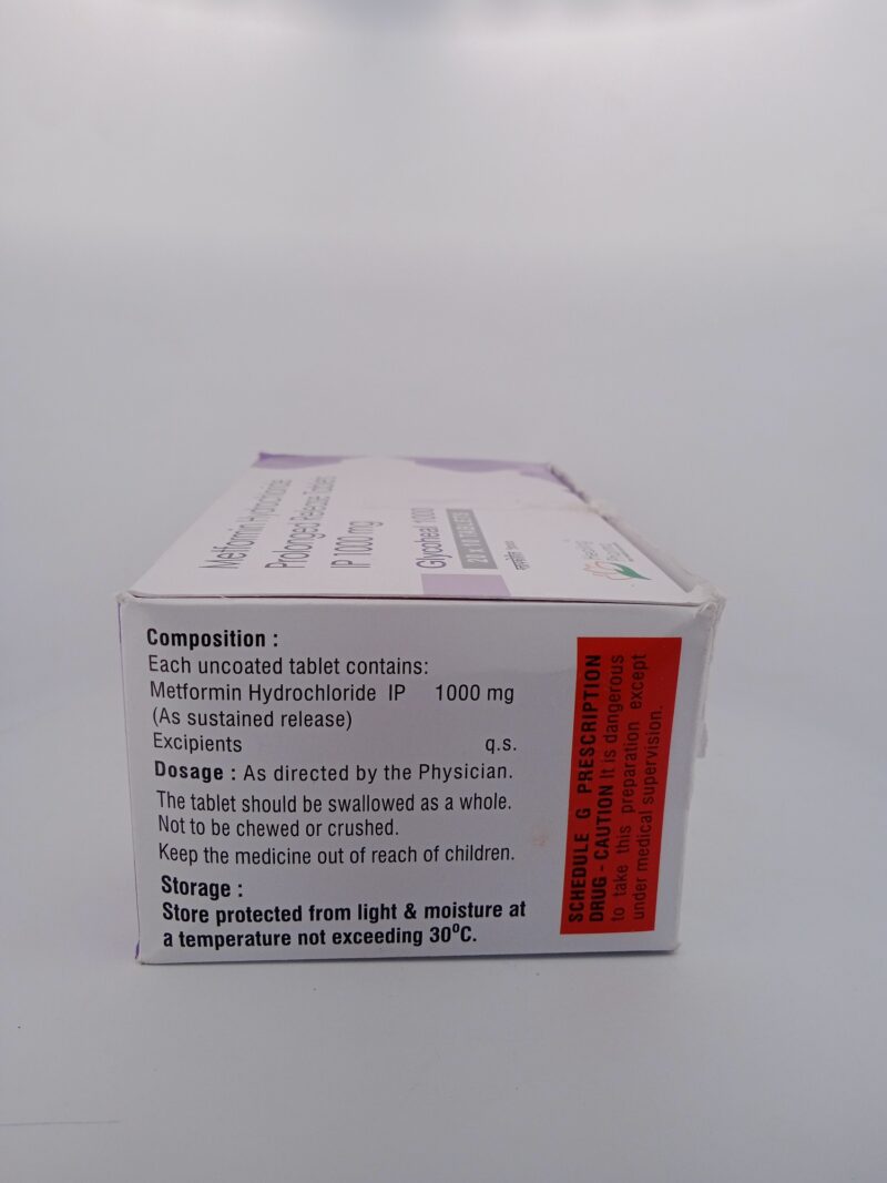 GLYCOHEAL 1000 MG - 10 TABLETS - Image 4