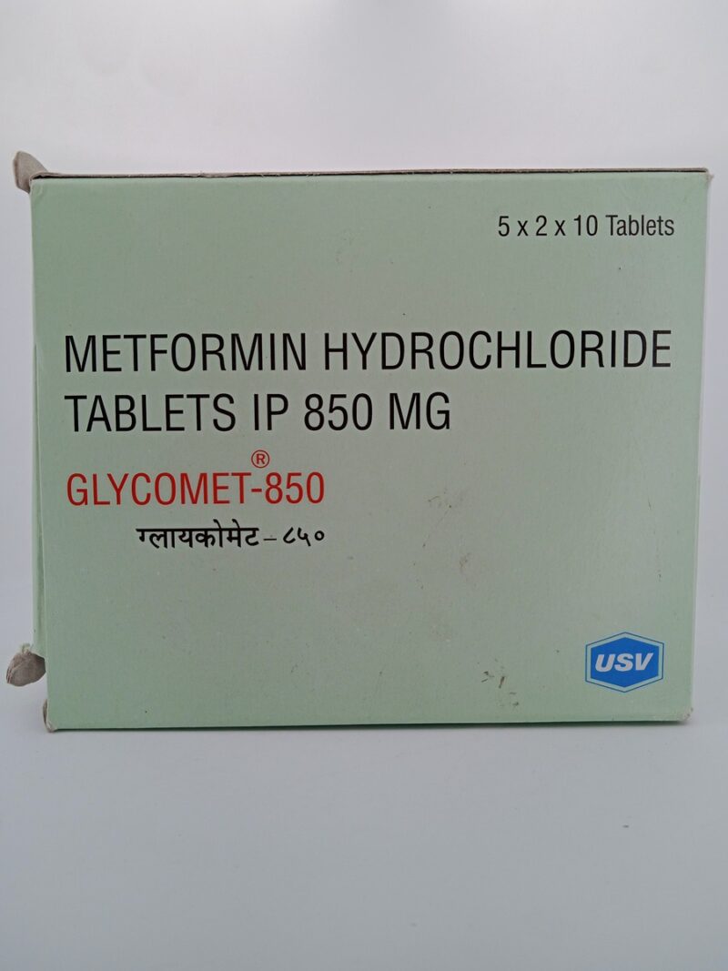 GLYCOMET 850MG - 10 TABLET