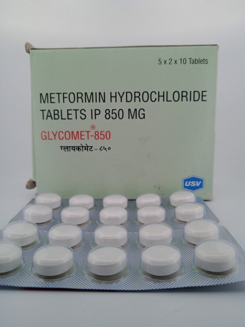 GLYCOMET 850MG - 10 TABLET - Image 2