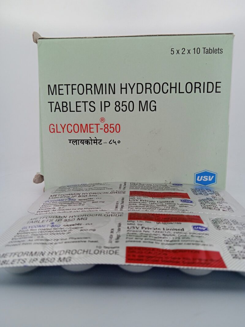 GLYCOMET 850MG - 10 TABLET - Image 3