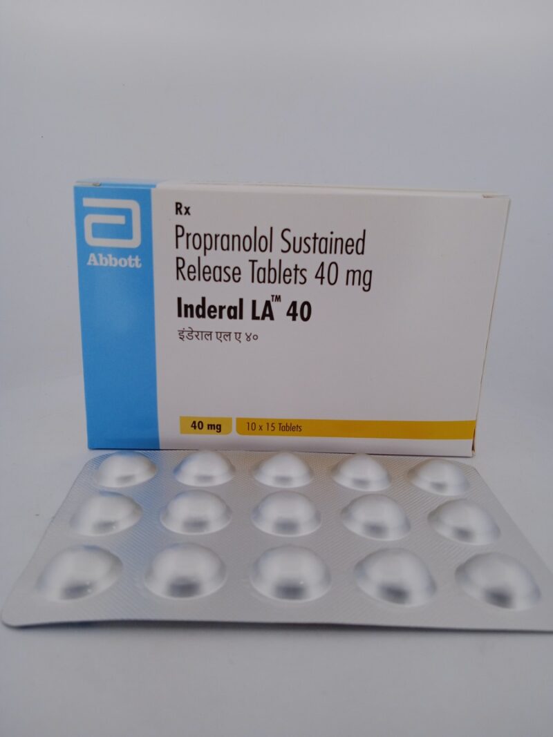 INDERAL LA 40 MG - 15 TABLETS - Image 2