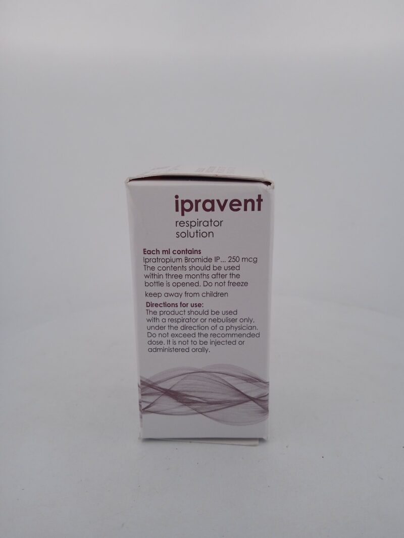 IPRAVENT (RESPIRATOR SOLUTION) 250 MCG - 1 BOTTLE OF 15ML - Image 2