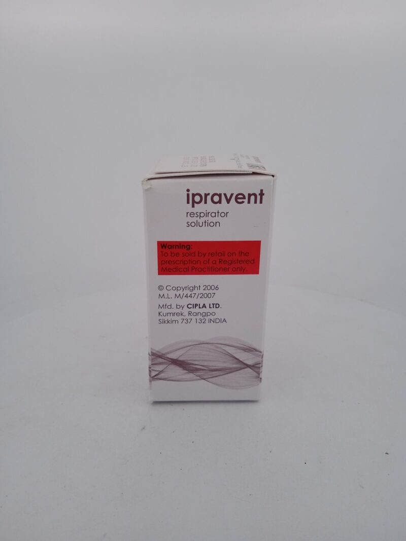 IPRAVENT (RESPIRATOR SOLUTION) 250 MCG - 1 BOTTLE OF 15ML - Image 3