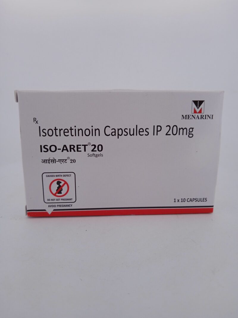 ISO-ARET 20 MG - 10 CAPSULES