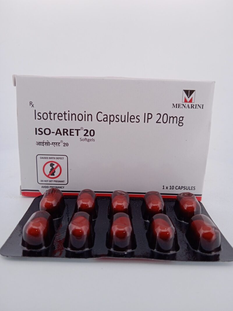 ISO-ARET 20 MG - 10 CAPSULES - Image 2