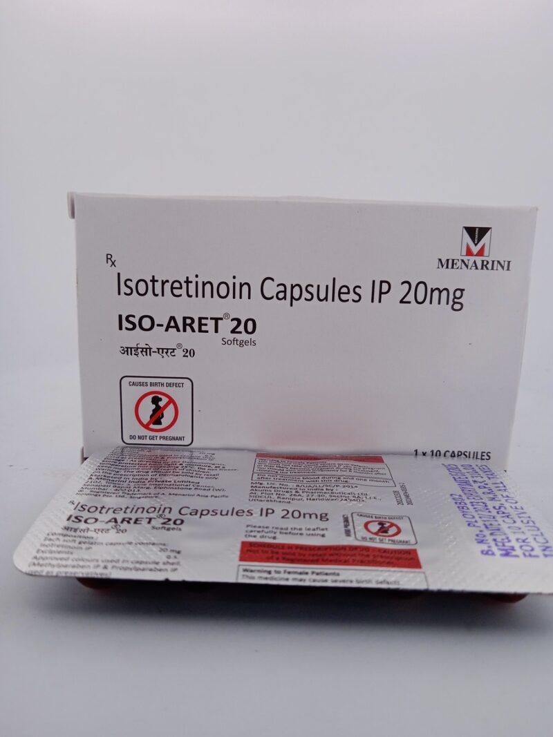 ISO-ARET 20 MG - 10 CAPSULES - Image 3