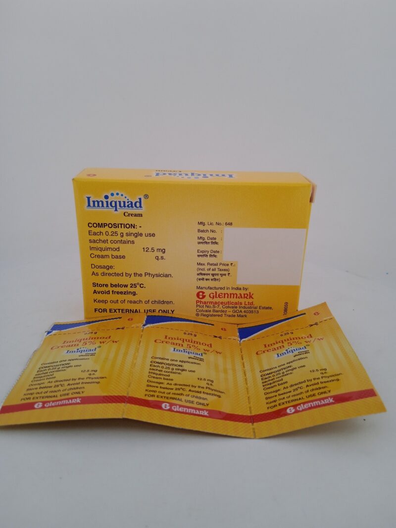 IMIQUAD 5% CREAM - 3 SACHETS - Image 4