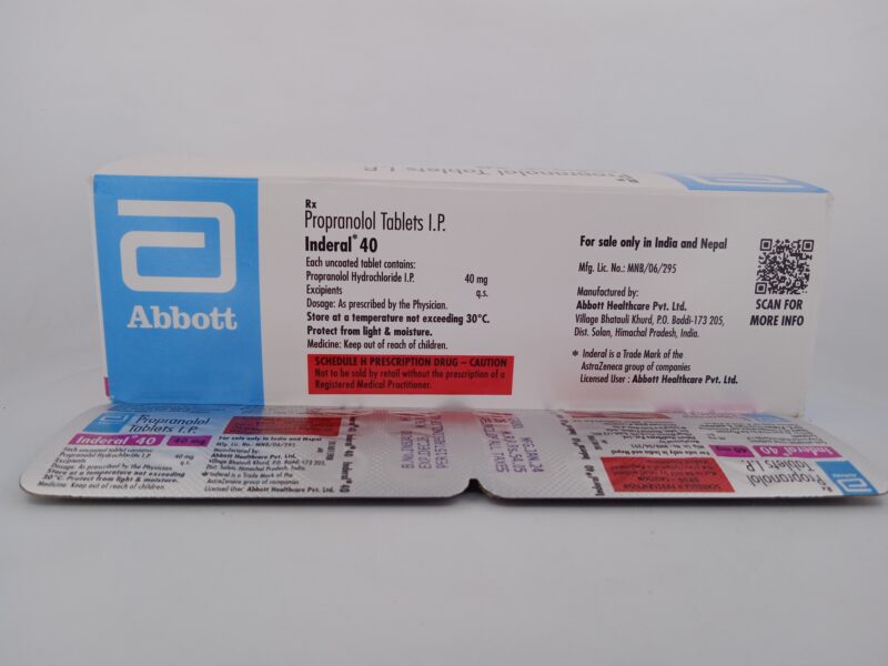 INDERAL 40MG - 15 TABLET - Image 4