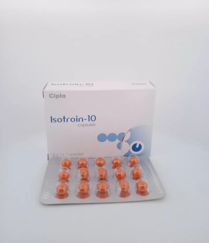 ISOTROIN 10MG - 15 CAPSULES