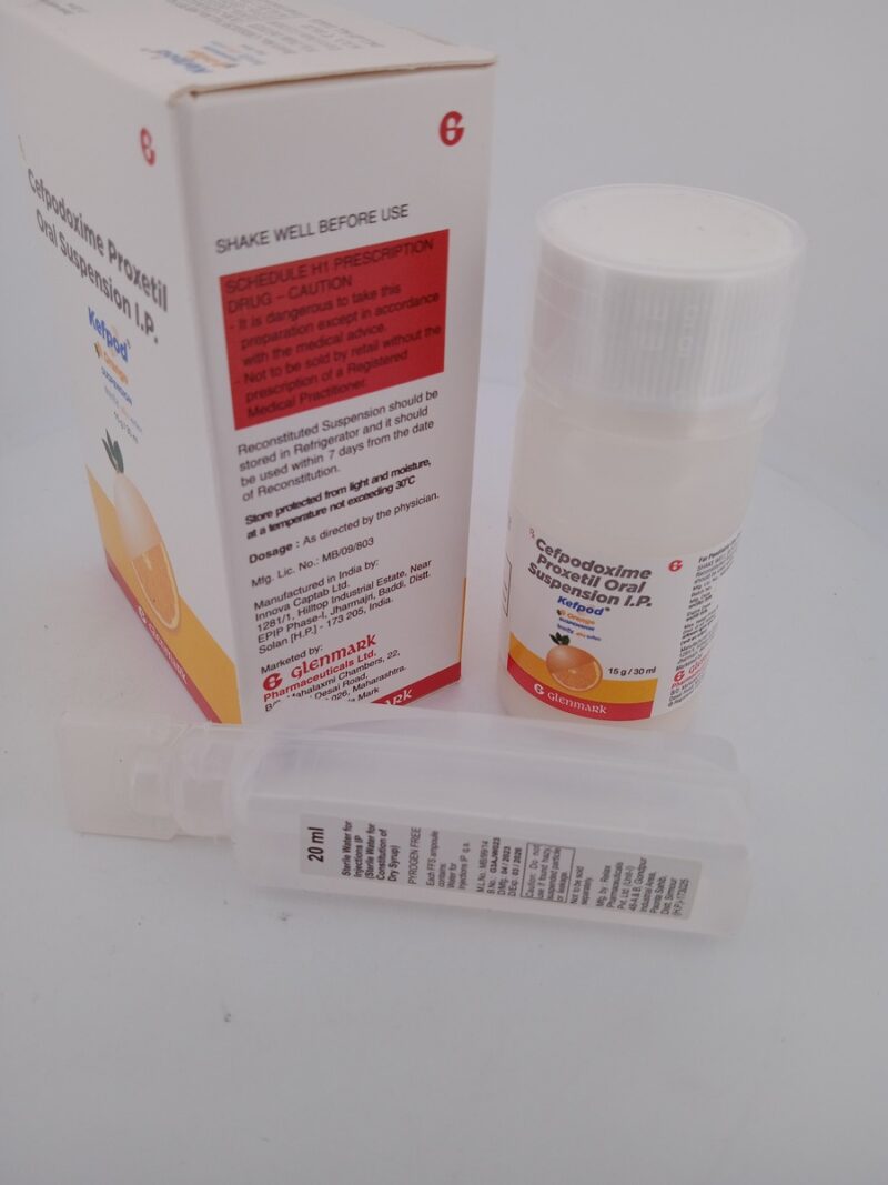 KEFPOD (ORANGE SUSPENSION) 50 MG - 1 BOTTLE OF 15g/30ML - Image 3