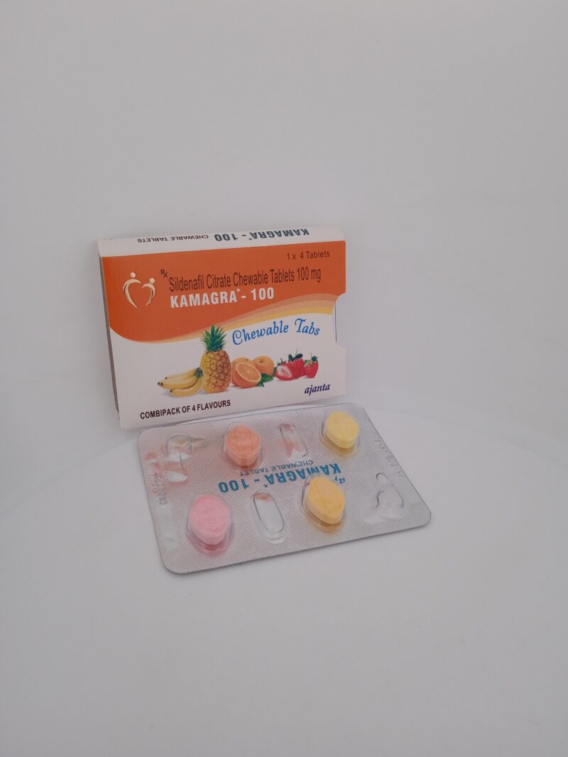 KAMAGRA 100 MG (PINEAPPLE) - 4 CHEWABLE TABLET - Image 2