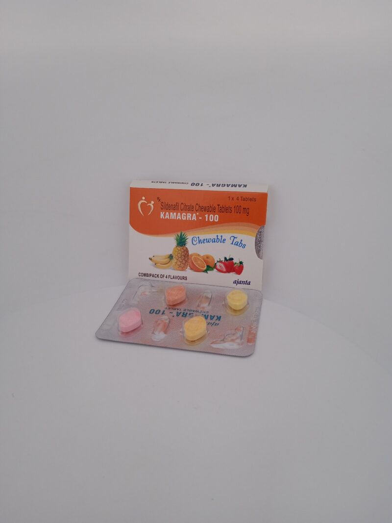 KAMAGRA 100 MG (PINEAPPLE) - 4 CHEWABLE TABLET - Image 3