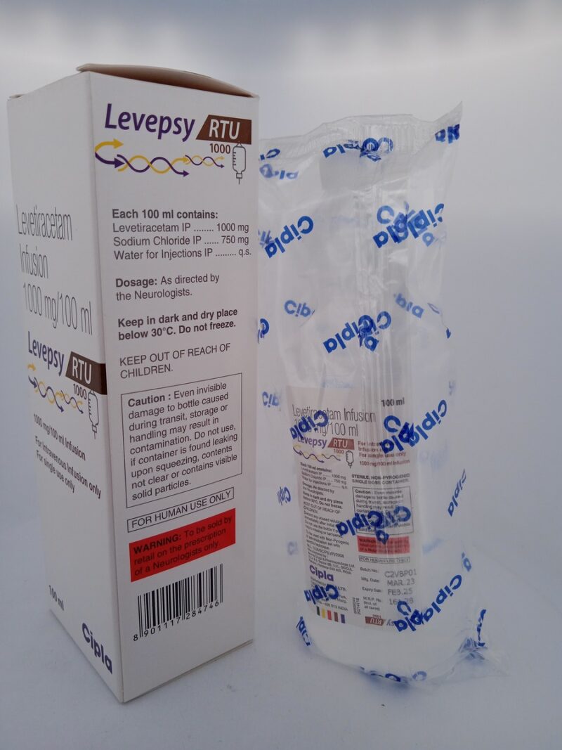 LEVEPSY RTU 1000MG/100ML - 1 INFUSION OF 100ML - Image 4