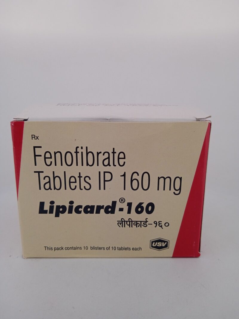 LIPICARD 160 MG - 10 TABLETS