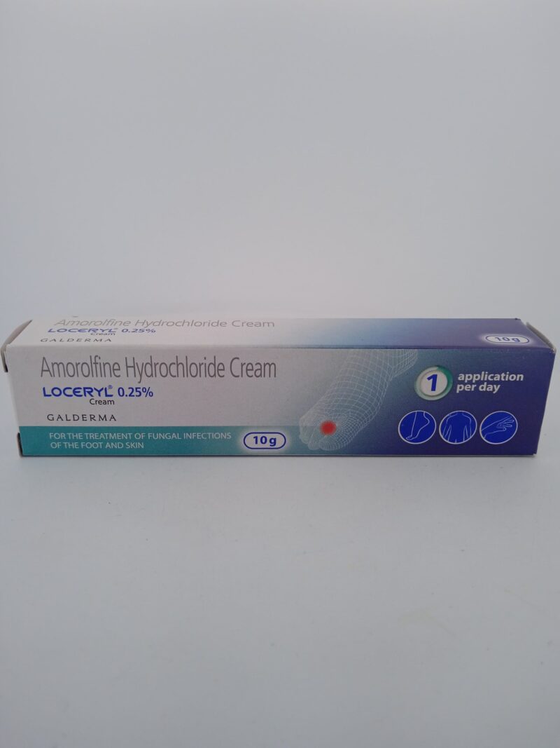 LOCERYL CREAM 0.25% - 1 TUBE OF 10gm