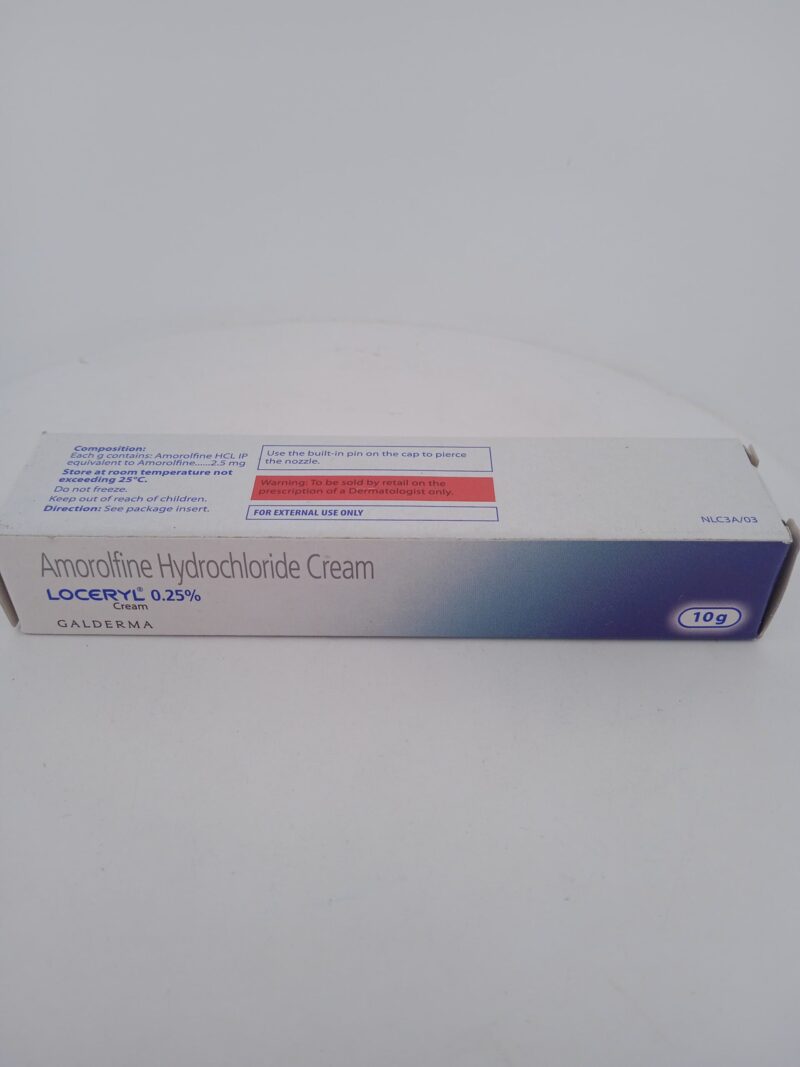 LOCERYL CREAM 0.25% - 1 TUBE OF 10gm - Image 3