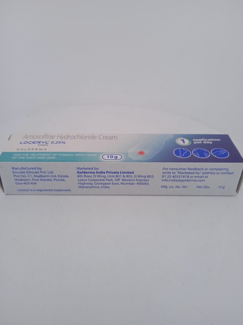 LOCERYL CREAM 0.25% - 1 TUBE OF 10gm - Image 4