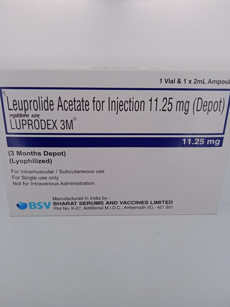 LUPRODEX 3M 11.25 MG - 1 VAIL AND 1 AMPOULE OF 2ML