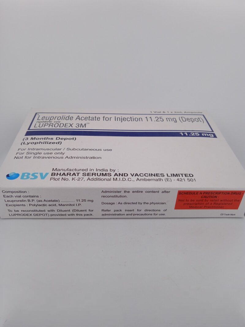 LUPRODEX 3M 11.25 MG - 1 VAIL AND 1 AMPOULE OF 2ML - Image 4