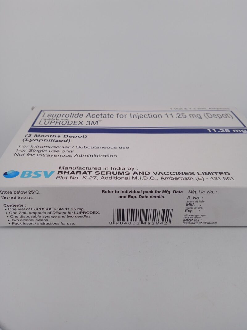 LUPRODEX 3M 11.25 MG - 1 VAIL AND 1 AMPOULE OF 2ML - Image 3