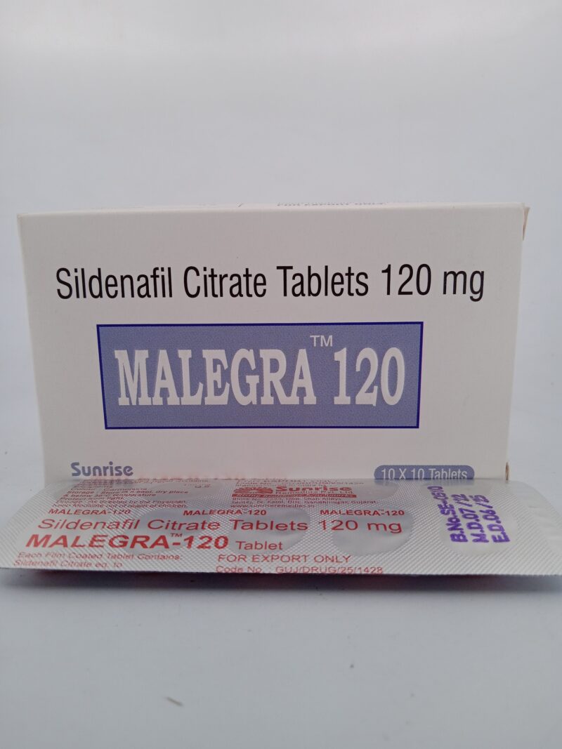 MALEGRA 120 MG - 10 TABLETS - Image 3