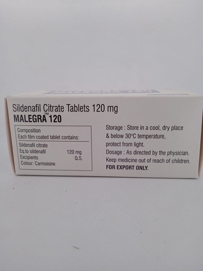 MALEGRA 120 MG - 10 TABLETS - Image 4