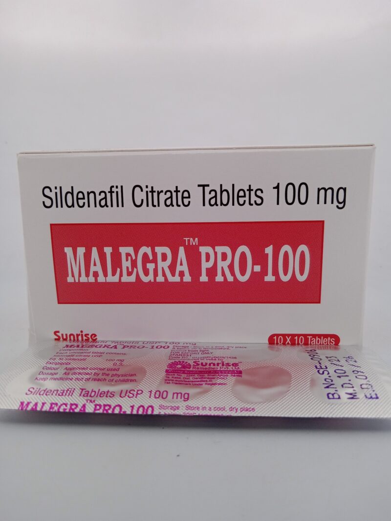 MALEGRA PRO 100 MG - 10 TABLETS - Image 3