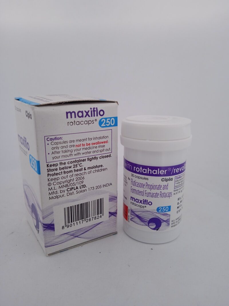 MAXIFLO ROTACAPS 250 - 1 BOTTLE OF 60 CAPSULE - Image 3