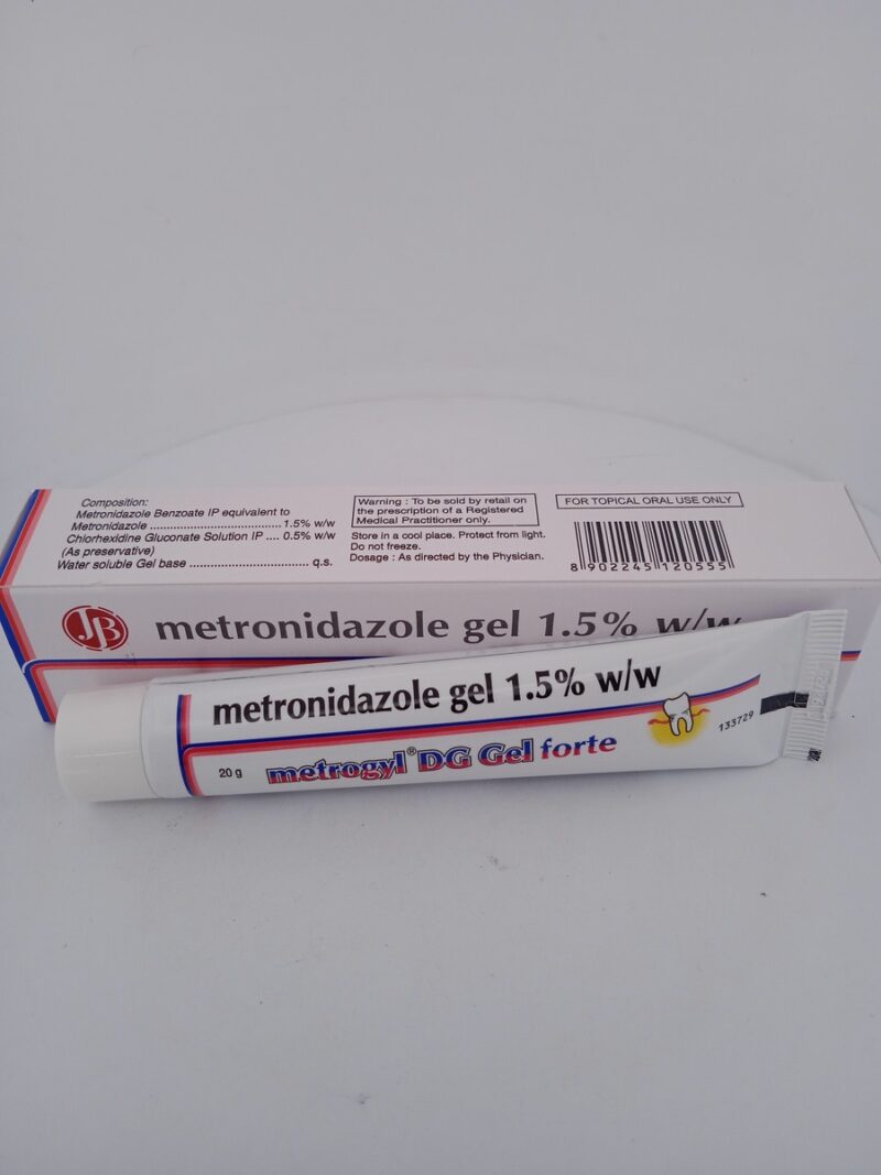 METROGYL DG GEL FORTE - 1 TUBE OF 20 GM - Image 3