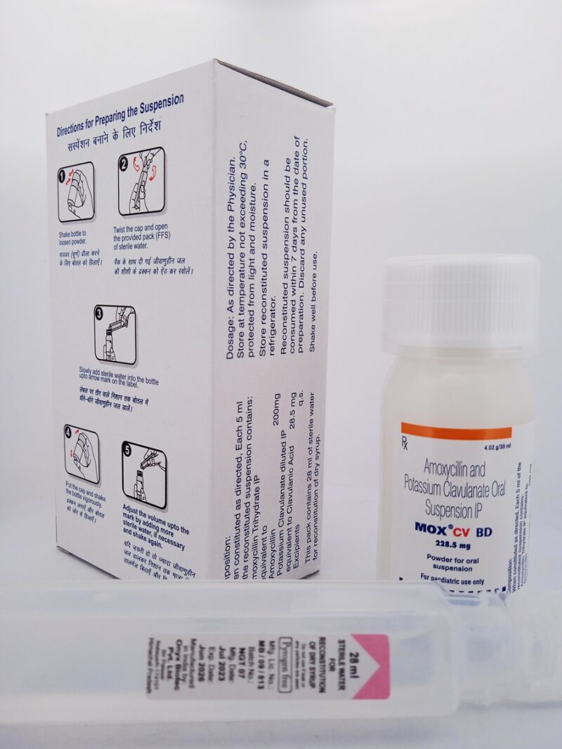 MOX CV BD 228.5 MG - 1 BOTTLE OF 4.02g/30ML - Image 3