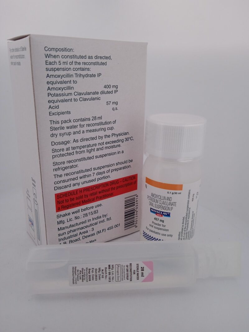 MOXCLAV DS 457 MG - 1 BOTTLE OF 5.1g/30ML - Image 4