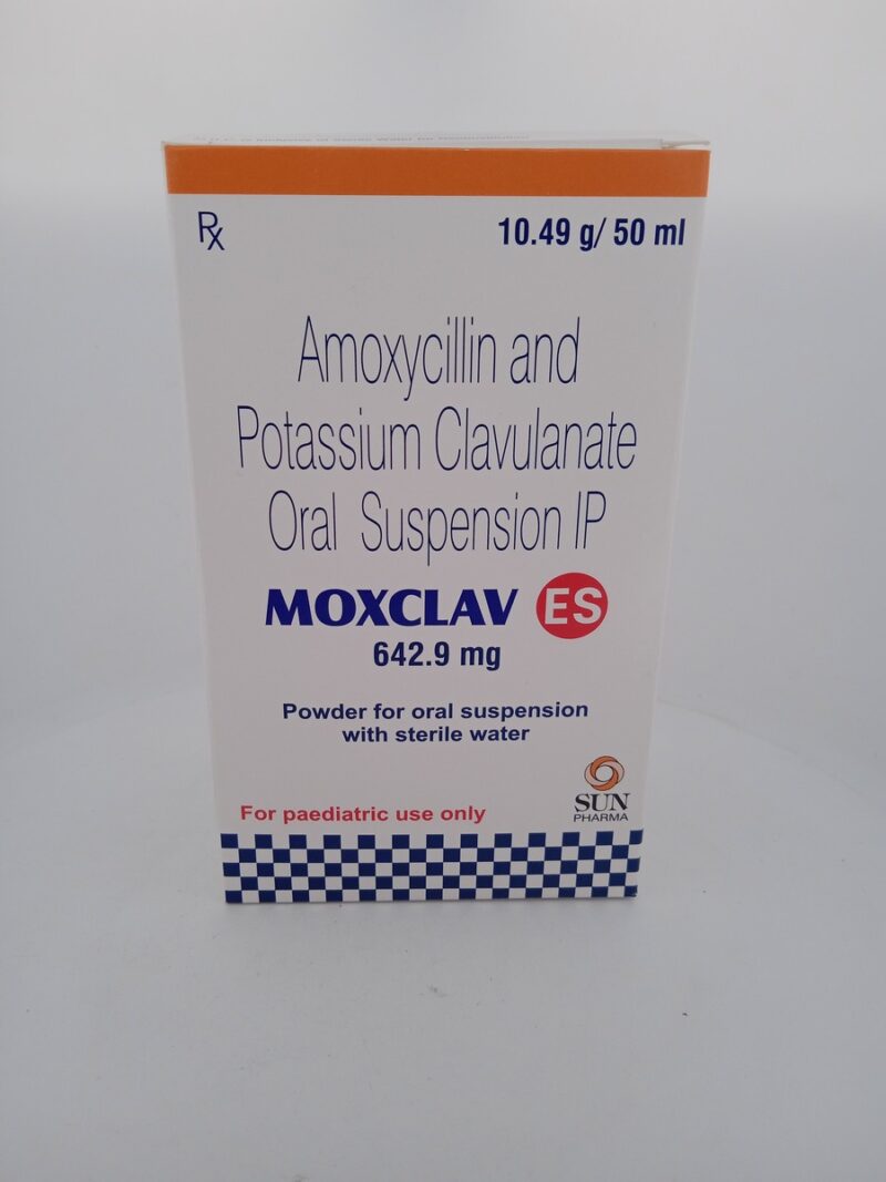 MOXCLAV ES 642.9 MG - 1 BOTTLE OF 10.49g/50ML