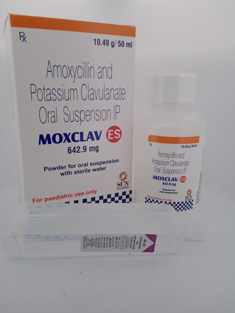 MOXCLAV ES 642.9 MG - 1 BOTTLE OF 10.49g/50ML - Image 2