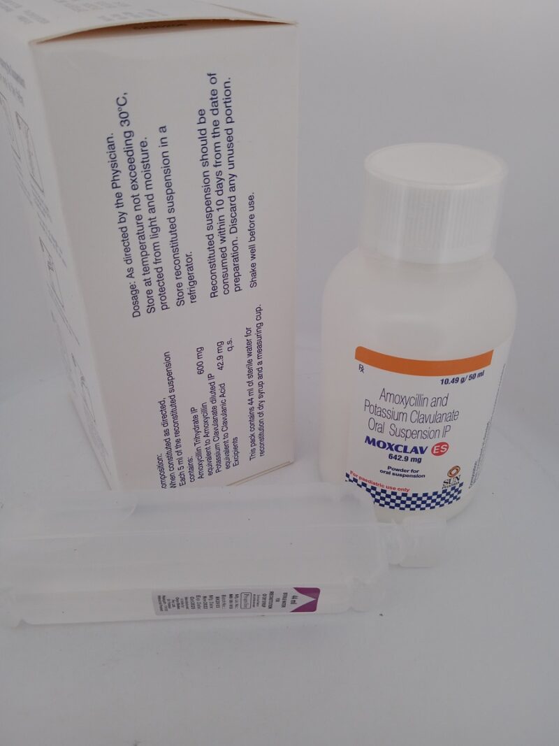 MOXCLAV ES 642.9 MG - 1 BOTTLE OF 10.49g/50ML - Image 3