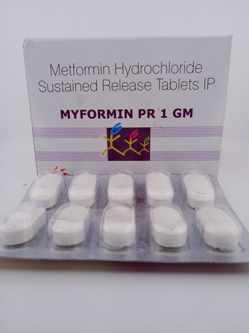 MYFORMIN PR 1 GM - 10 TABLET - Image 2