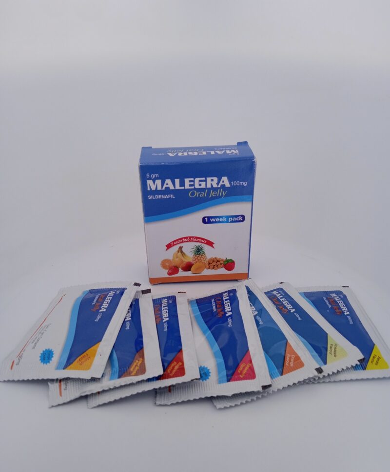 MALEGRA 100 MG ORAL JELLY - 7 JELLY - Image 2