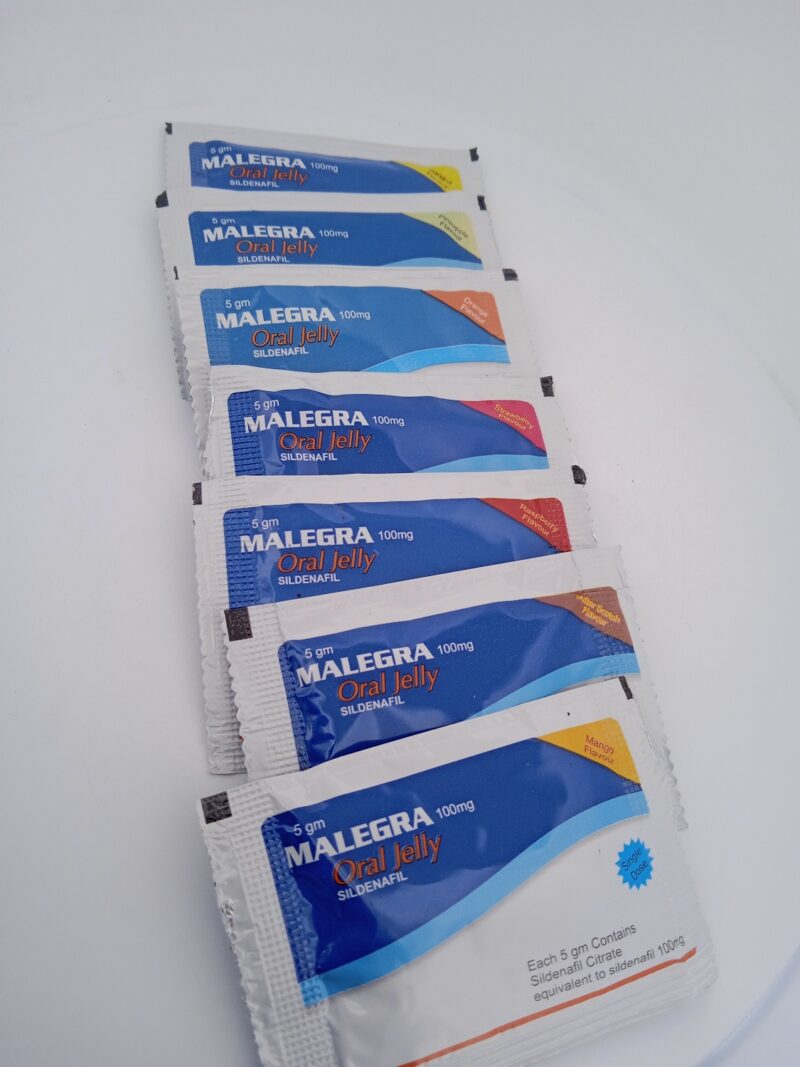 MALEGRA 100 MG ORAL JELLY - 7 JELLY - Image 4