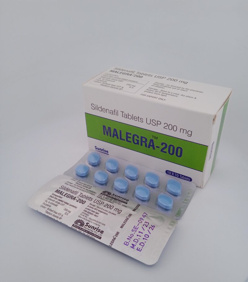 MALEGRA 200 MG - 10 TABLETS - Image 2