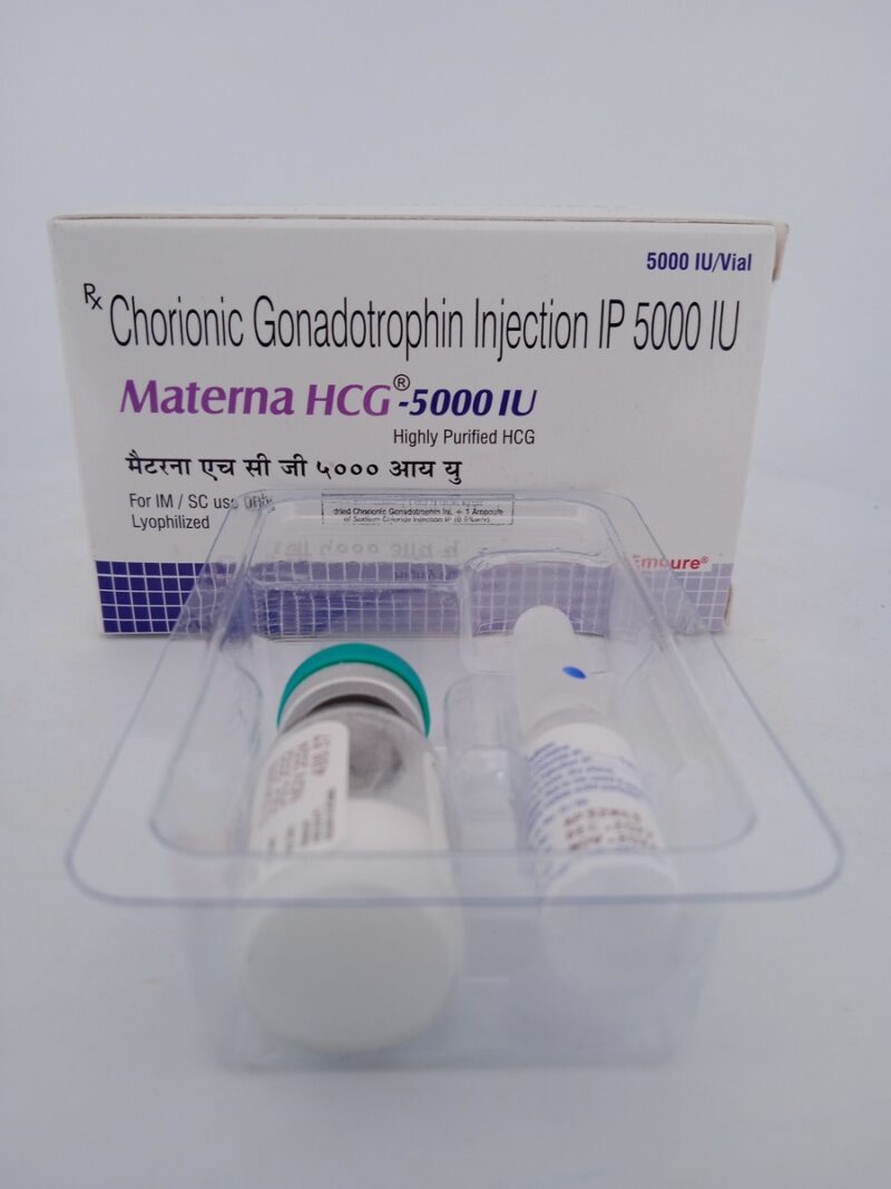 MATERNA HCG 5000IU - 1 AMPOULE - Image 3