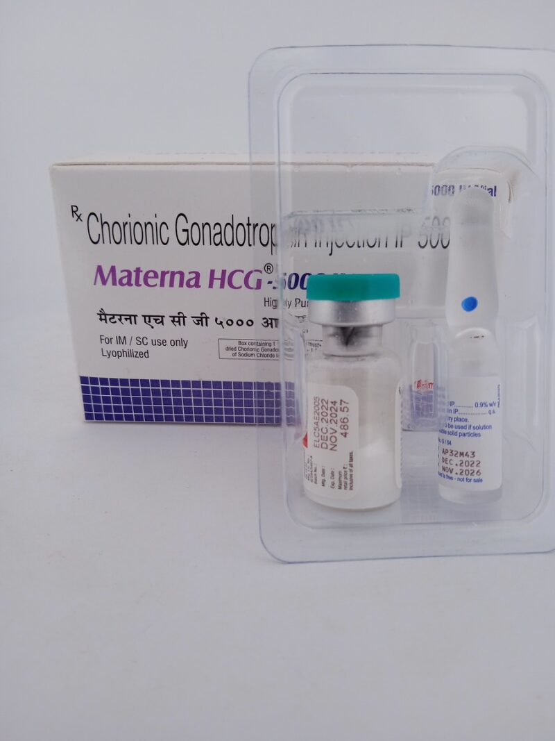 MATERNA HCG 5000IU - 1 AMPOULE - Image 2