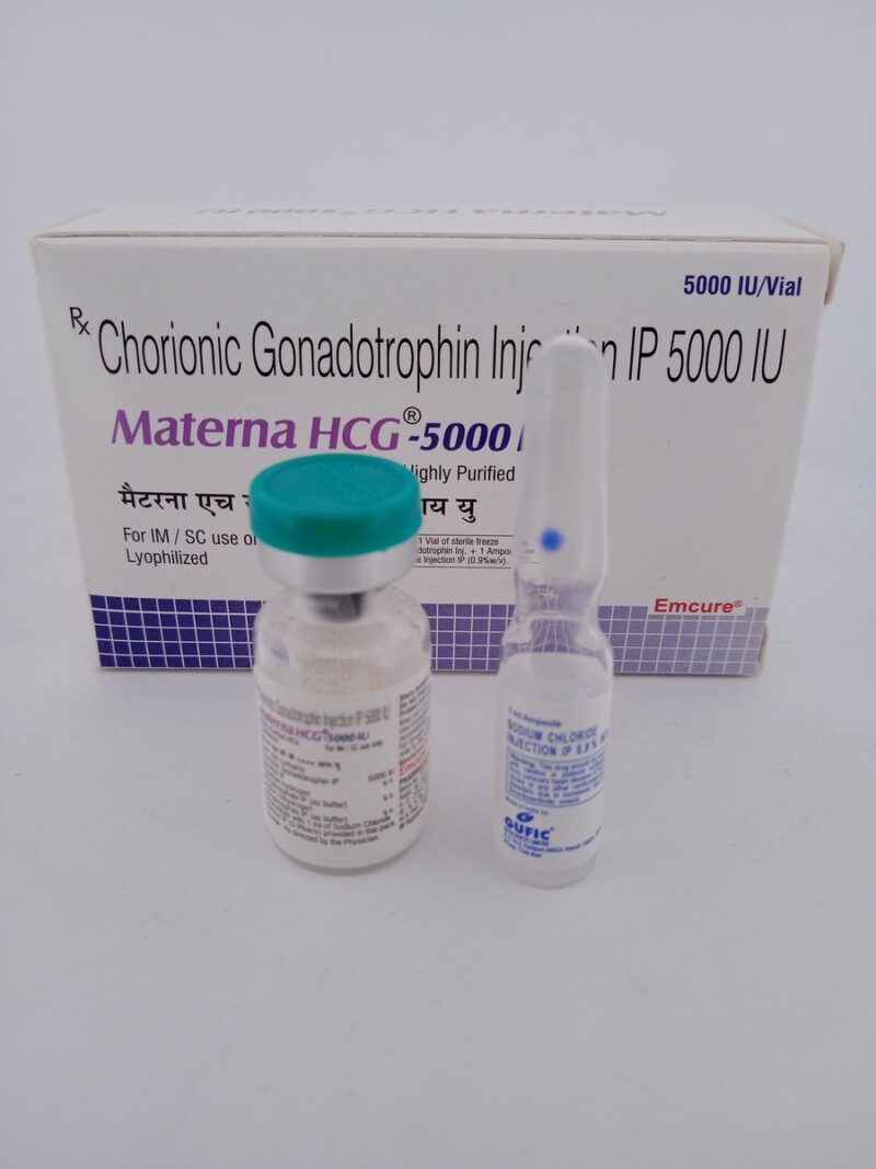 MATERNA HCG 5000IU - 1 AMPOULE - Image 4