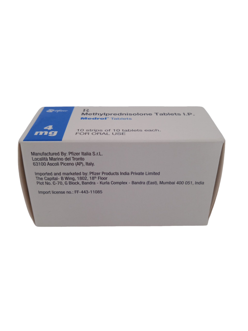 MEDROL 4 MG - 10 TABLETS - Image 4