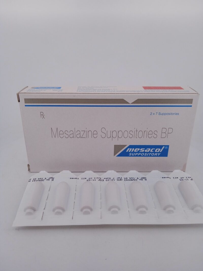 MESACOL 500 MG - 7 SUPPOSITORIES - Image 3