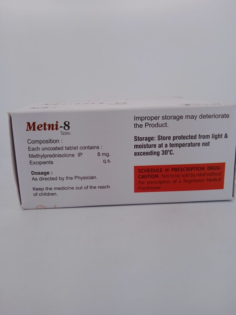 METNI 8 MG - 10 TABLETS - Image 4