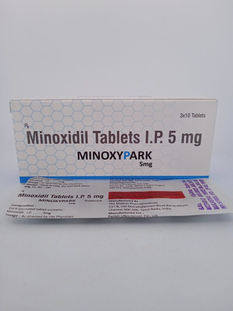 MINOXYPARK 5 MG - 10 TABLETS - Image 3