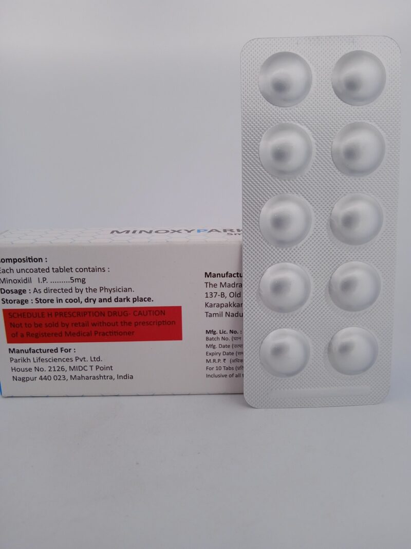 MINOXYPARK 5 MG - 10 TABLETS - Image 4