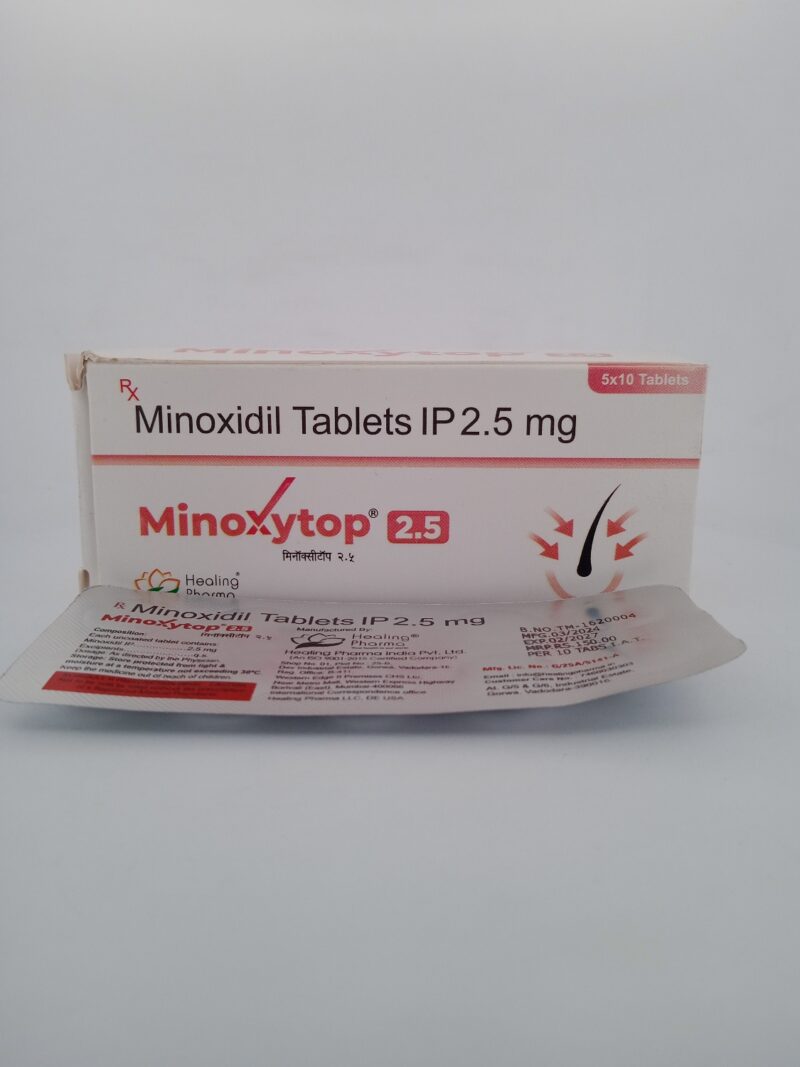 MINOXITOP 2.5 MG - 10 TABLETS - Image 3