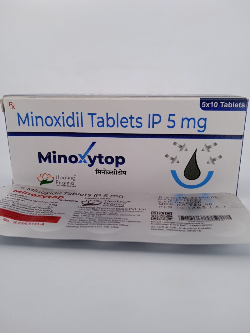 MINOXITOP 5 MG – 10 TABLETS - Image 3