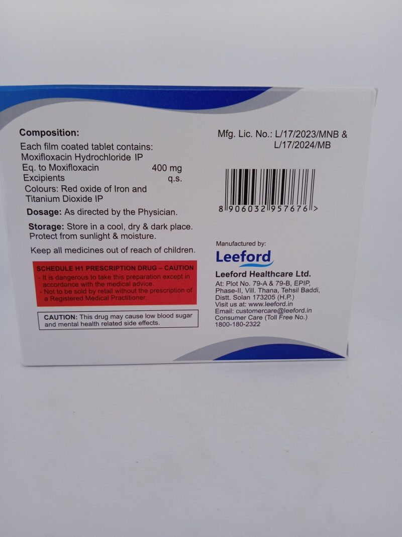 MOXIFORD 400 MG - 5 TABLETS - Image 4